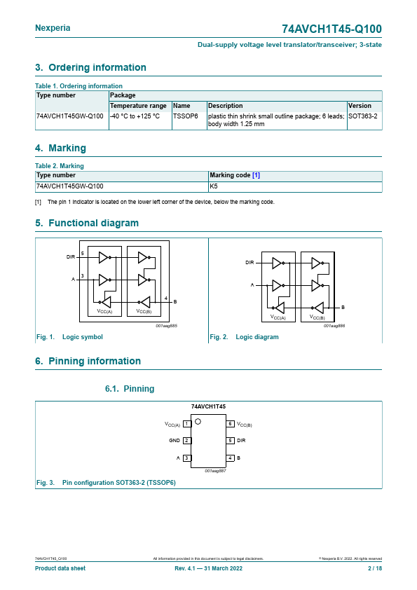 74AVCH1T45-Q100