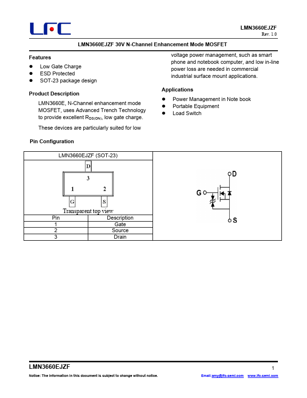 LMN3660EJZF Datasheet Preview
