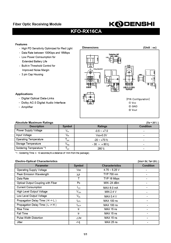 KFO-RX16CA