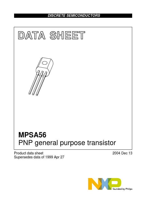 MPSA56 Datasheet Preview