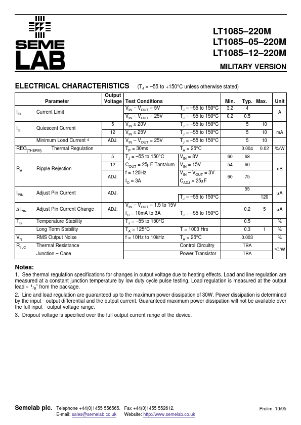 LT1085-12-220M