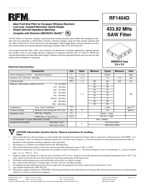 RF1404D