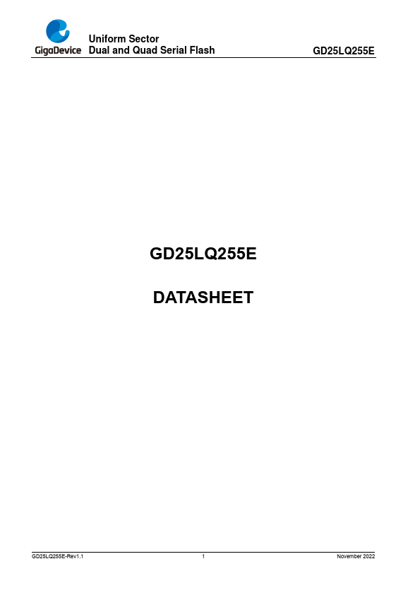 GD25LQ255E Datasheet Preview