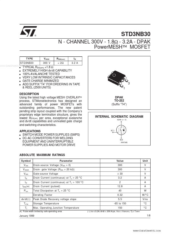 STD3NB30