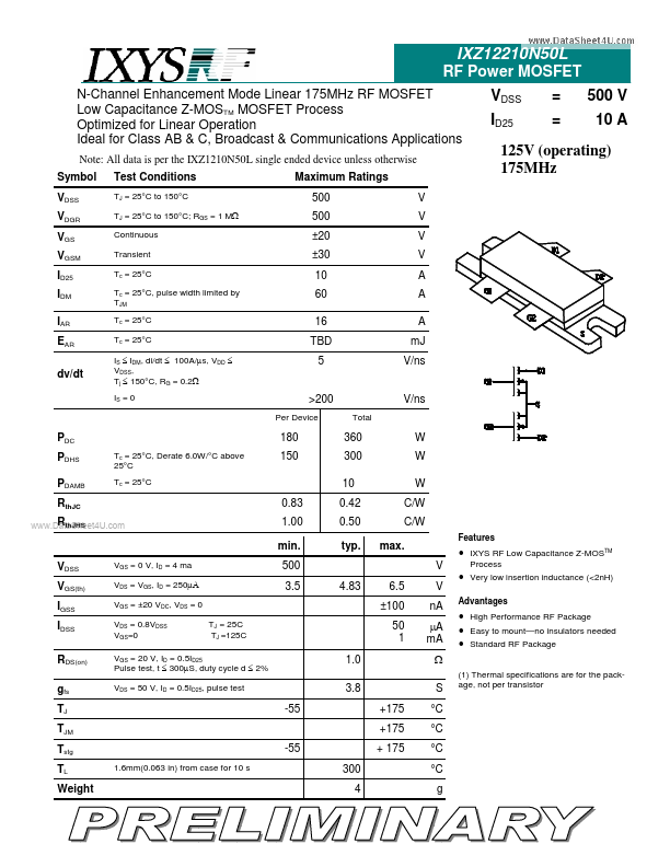 IXZ12210N50L