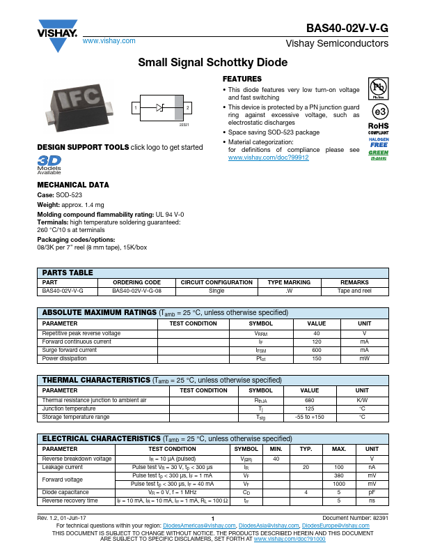 BAS40-02V-V-G