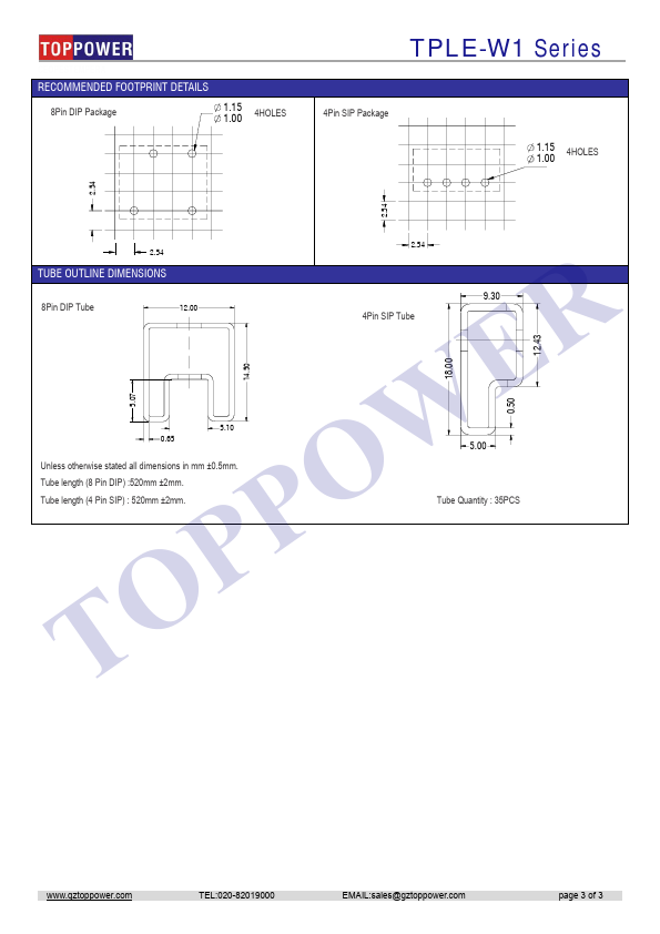 TPLE0509S-W1