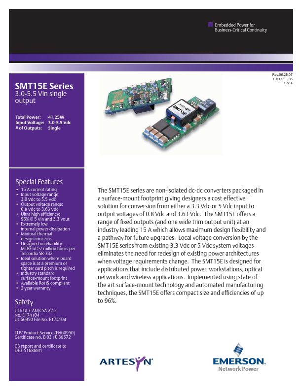 SMT15E-12W3V3J