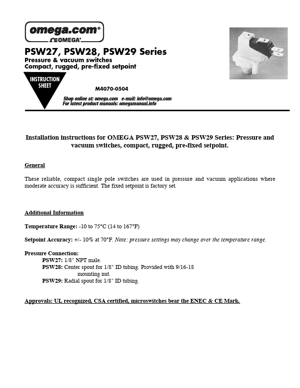 PSW27V-25W