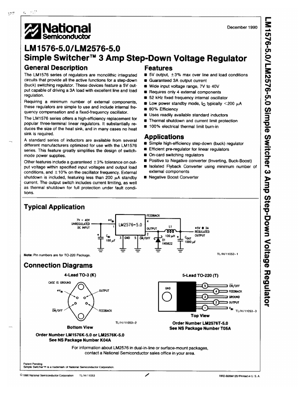 LM1576-5.0