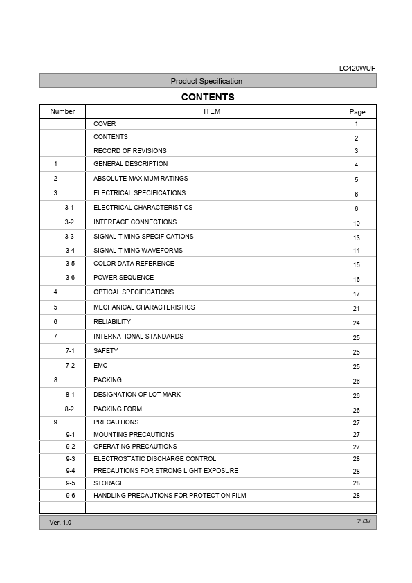 LC420WUF-SAA1