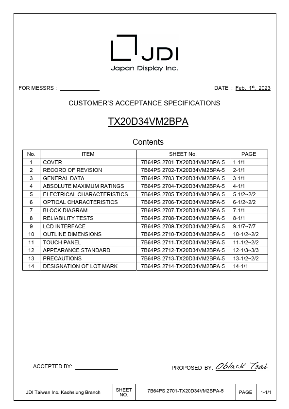  Datasheet Preview Page 1