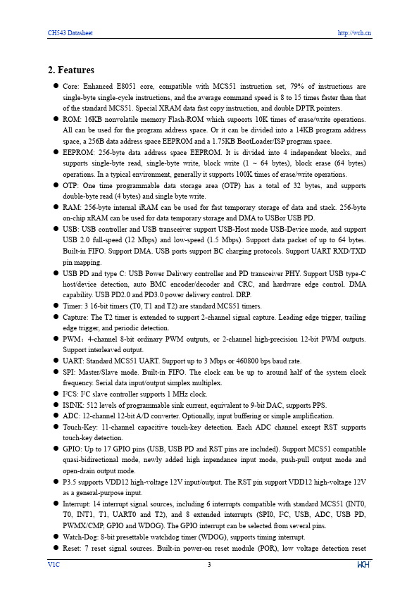 datasheet Preview Page 3