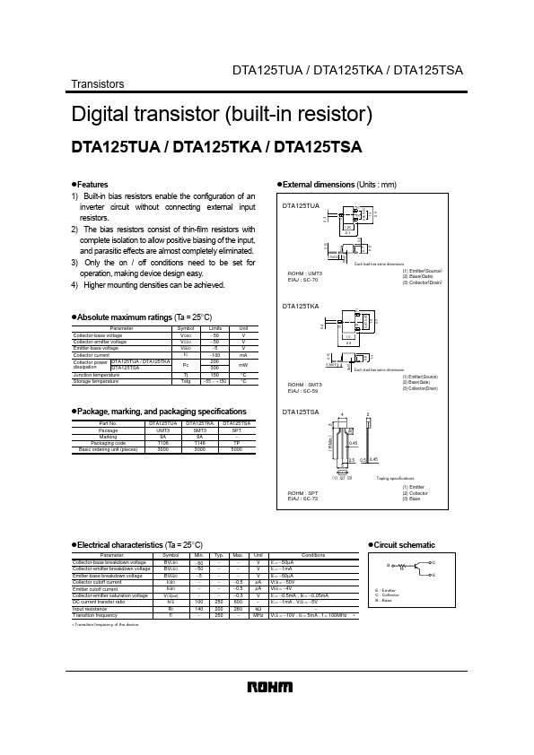 DTA125TSA