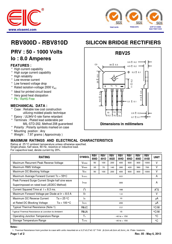 RBV804D