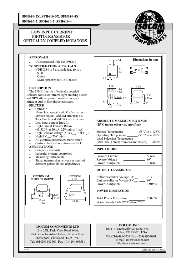 SFH610-2X