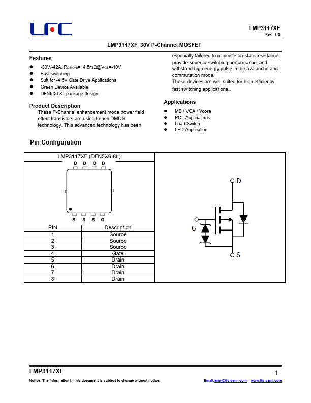 LMP3117XF Datasheet Preview