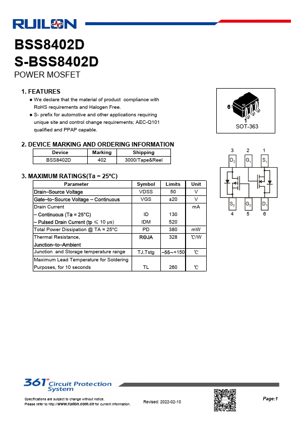 BSS8402D Datasheet Preview