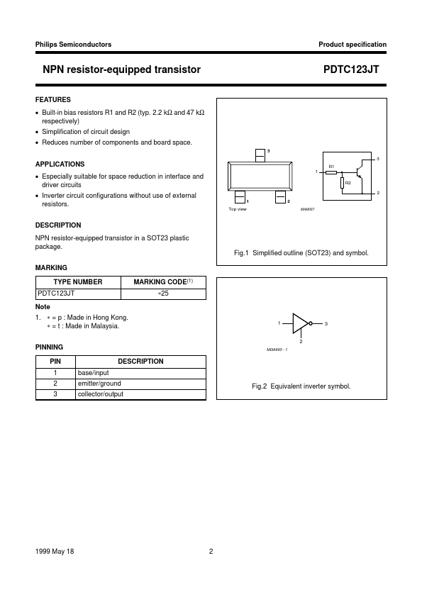 PDTC123JT