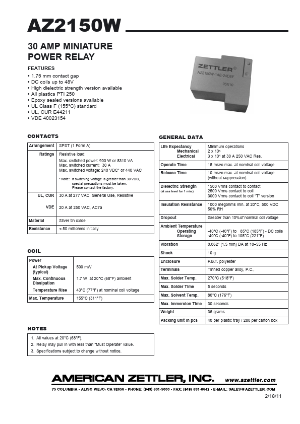 AZ2150W