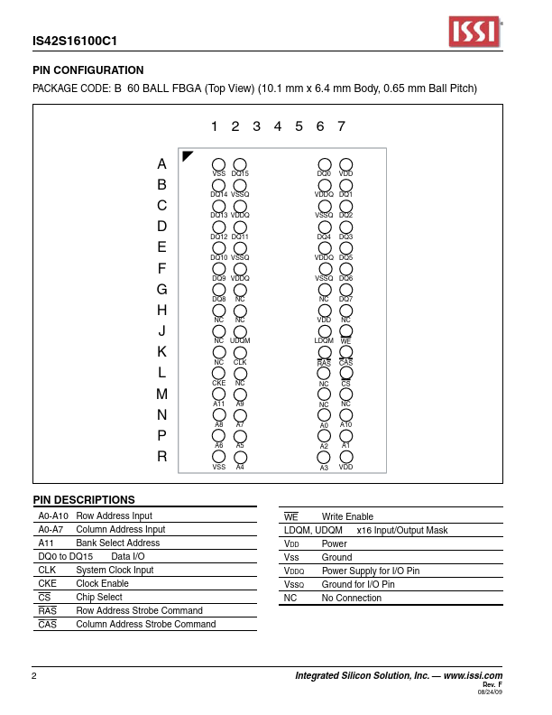 IS42S16100C1