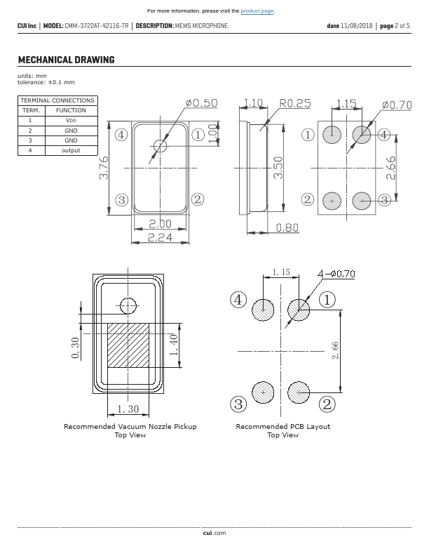 CMM-3722AT-42116-TR