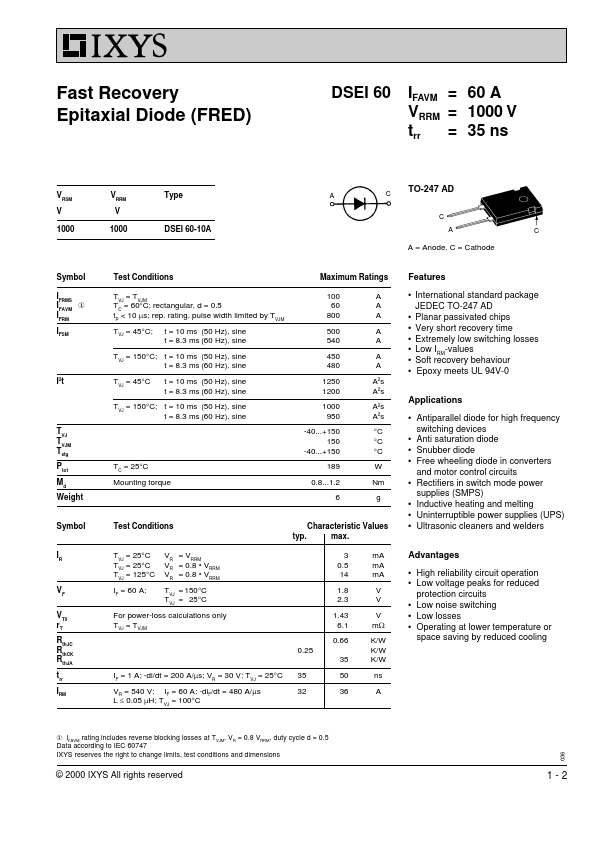 DSEI60-10A