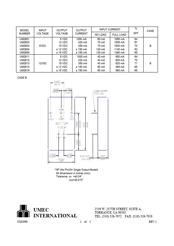 UM2600