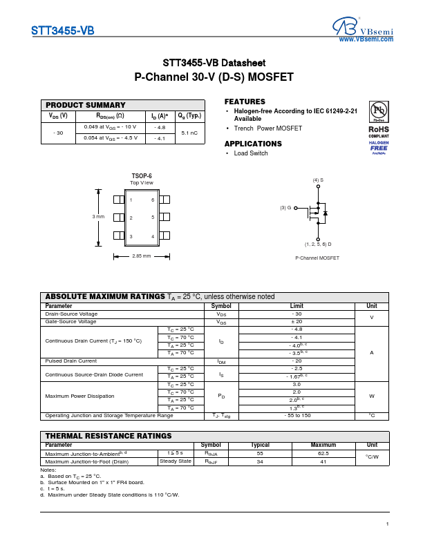 STT3455 Datasheet Preview