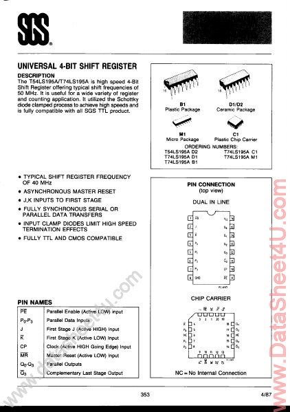 T74LS195A