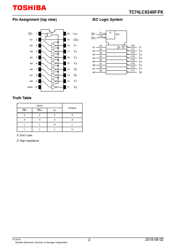 TC74LCX540F