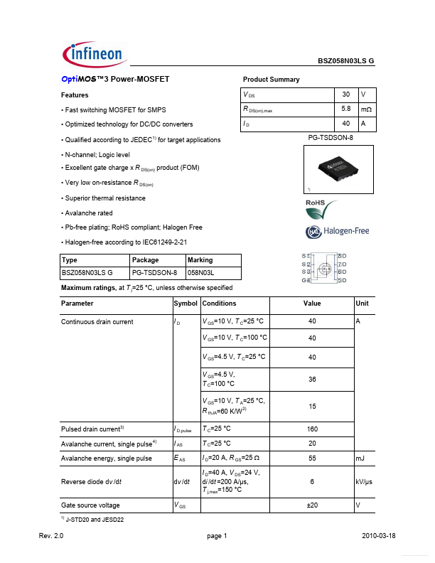 BSZ058N03LSG