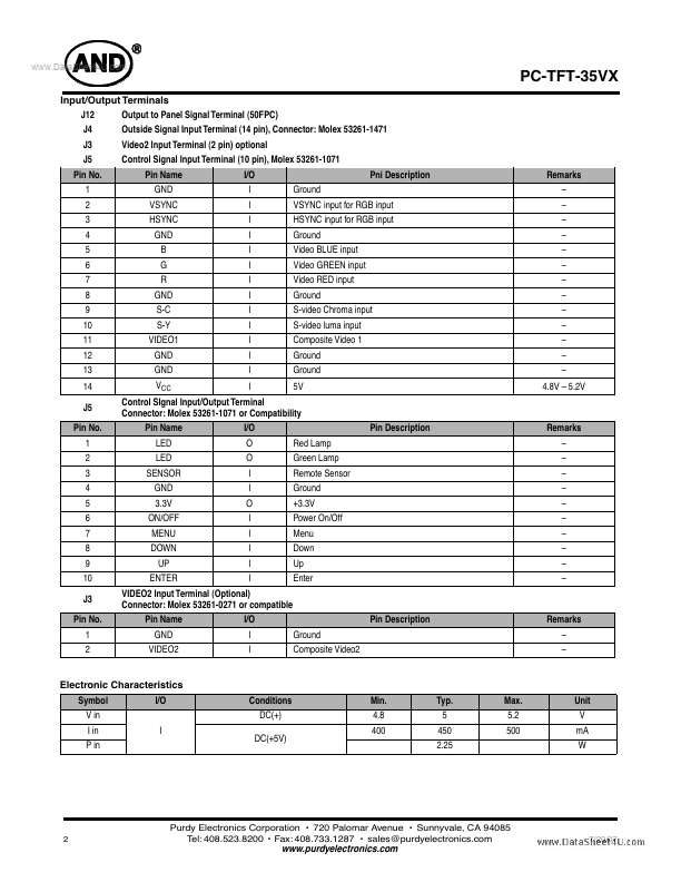 PC-TFT-35VX