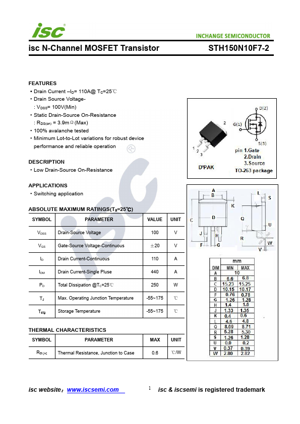 STH150N10F7-2