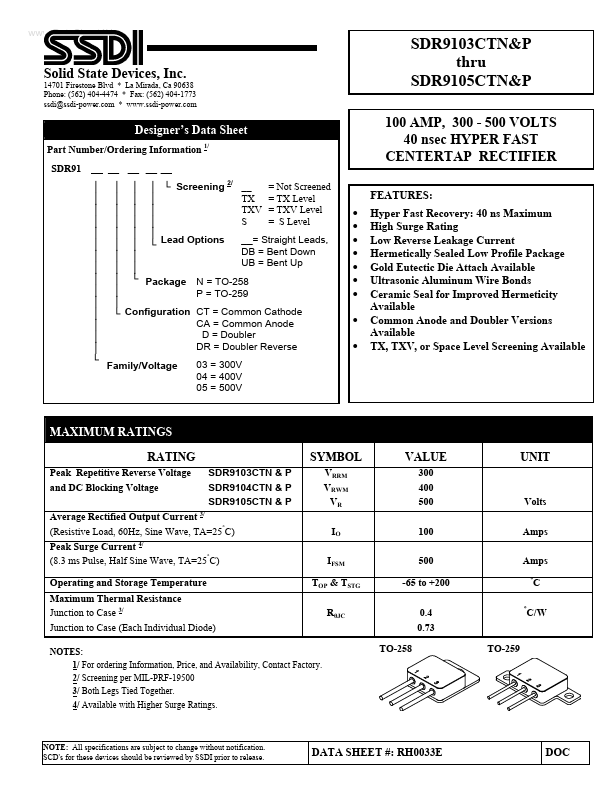 SDR9103CTN