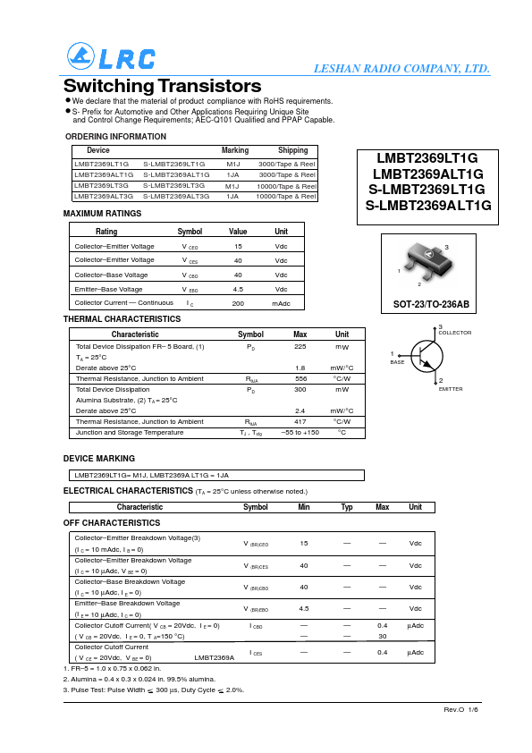 LMBT2369ALT1G