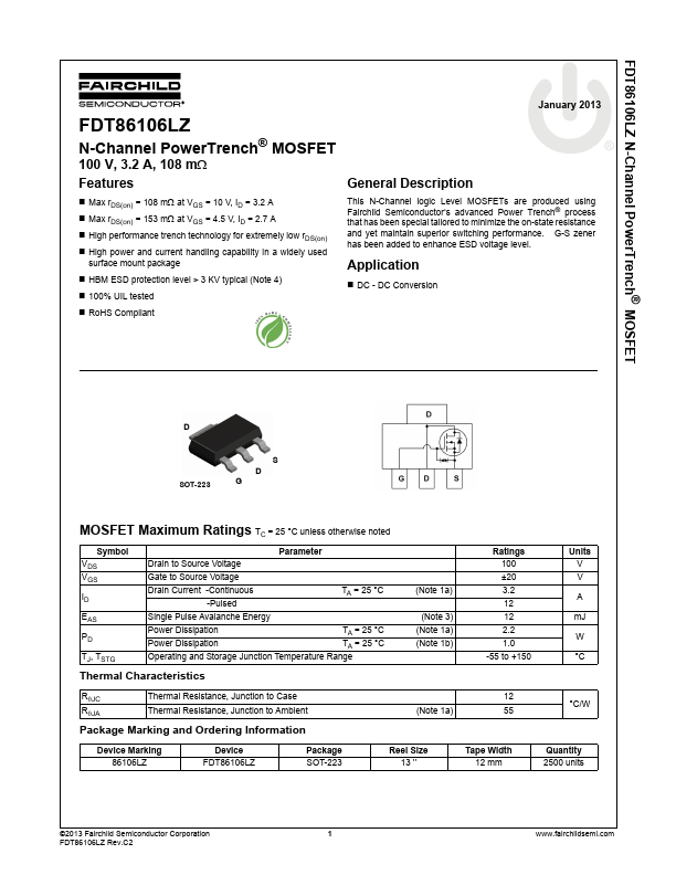 FDT86106LZ