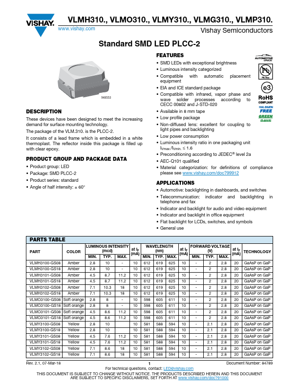 VLMH3102-GS18