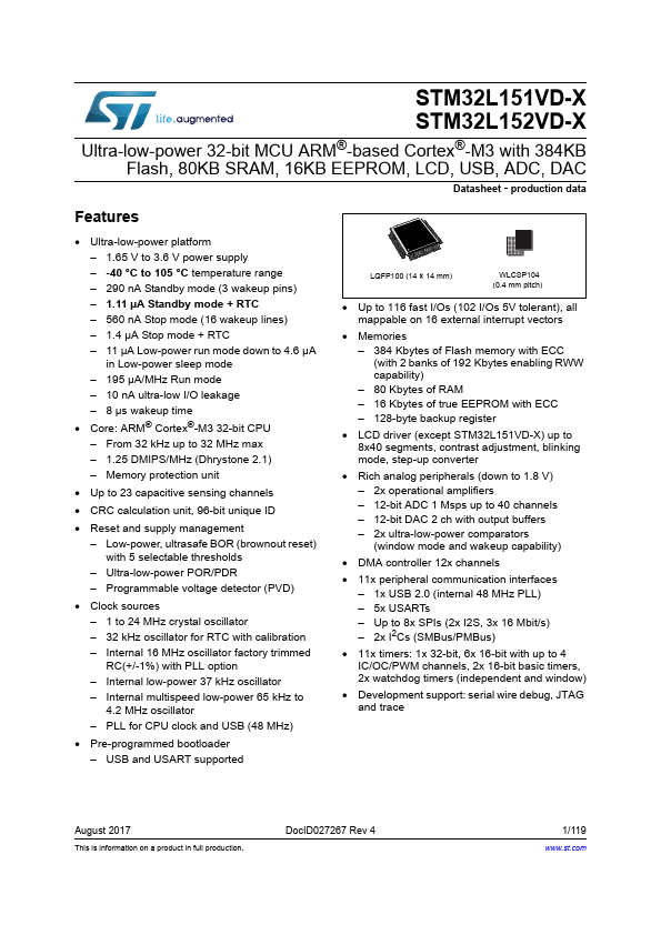 STM32L152VD-X