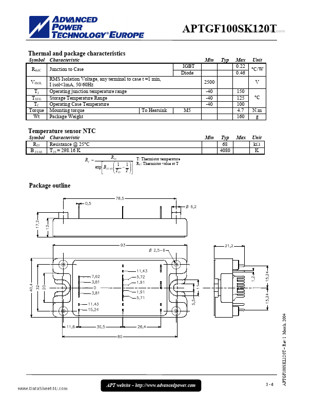 APTGF100SK120T