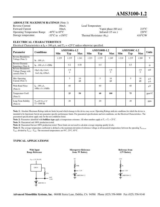 AMS3100-1.2