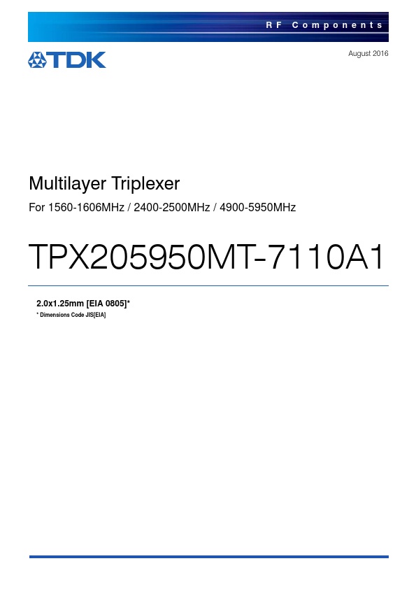 TPX205950MT-7110A1