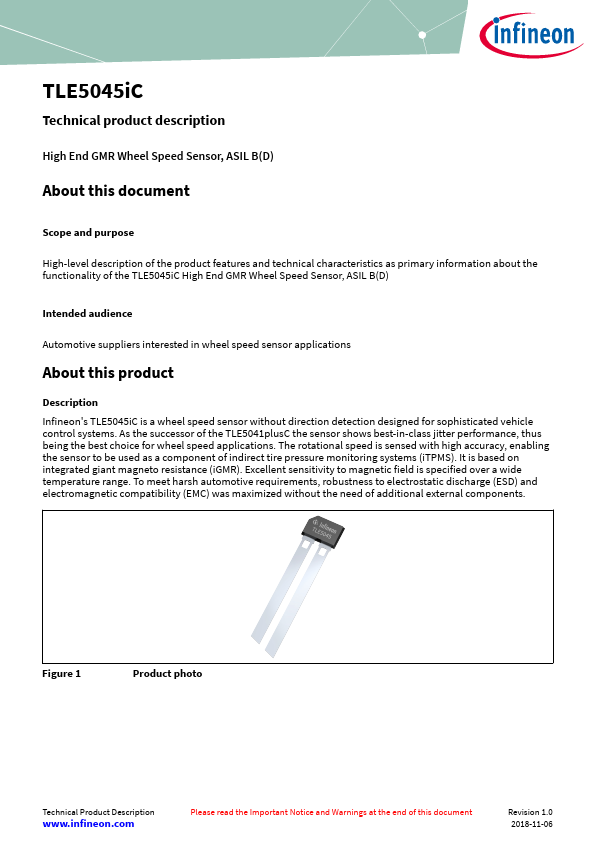 TLE5045iC Datasheet Preview