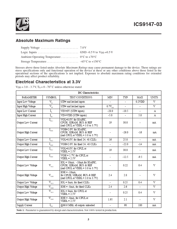 ICS9147-03