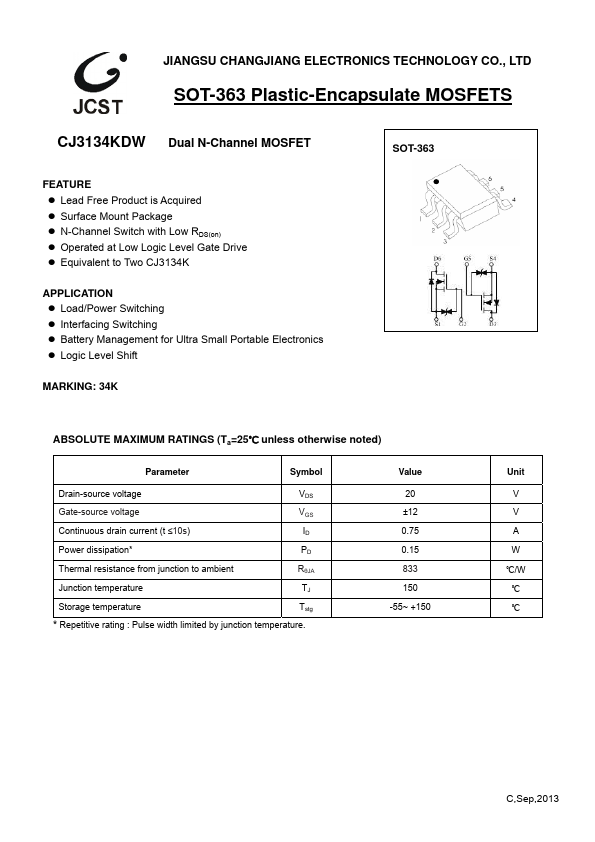 CJ3134KDW