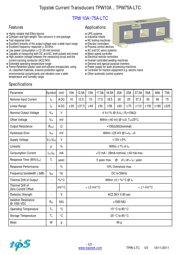 TPW75A-LTC