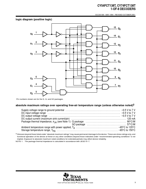 CY54FCT138T