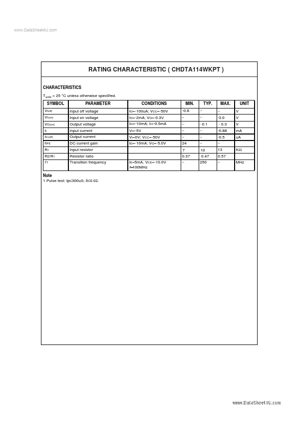 CHDTA114WKPT