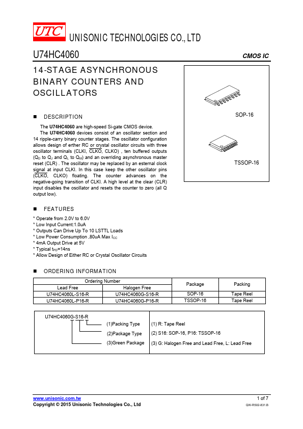 U74HC4060