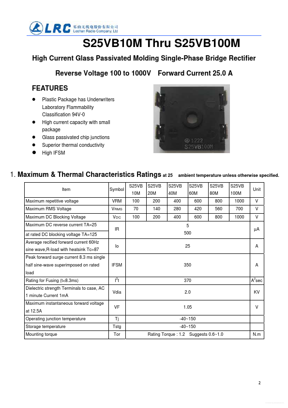 S25VB100M